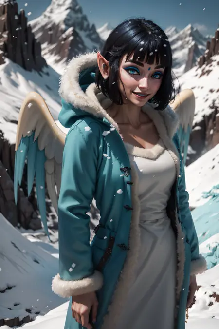 Taelia, Snow Faerie - Neopets