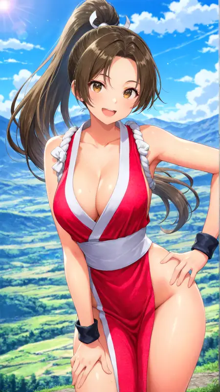 【NoobAI-XL】Mai Shiranui 不知火舞 DOA5LR LoRA ◤Louiswolf_style◢