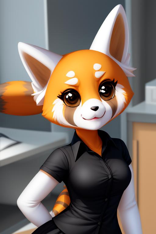 Retsuko from Aggretsuko image by DollLover