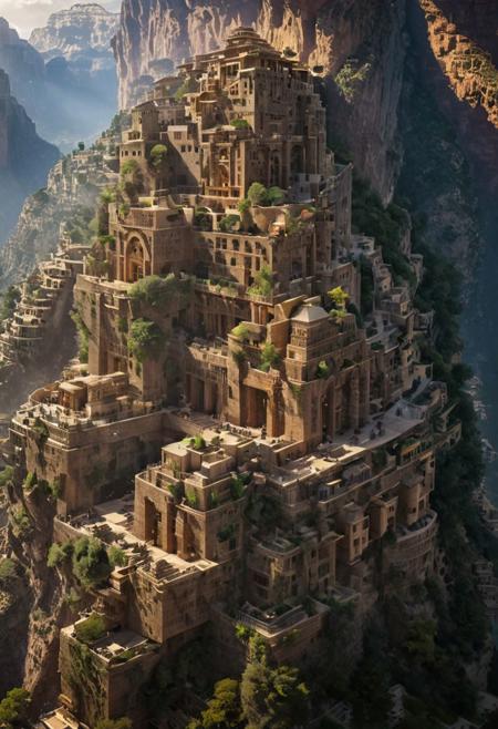 (The colonial city of the future, in the mist-filled Grand Canyon, on an unknown Earth-like planet, 2 moon on sky, Spaceship flight connects colonies, waterfulls:1.3), (Machu Picchu, a mountain settlement, incredibly spectacular:1.2), (Mario Botta:1.3), (avant-garde, future, reality, science fiction, photorealistic), (modern architecture:1.2), 
(Large Files, Ultra Realistic, 8K, 16k, FHD, HD, VFX, Perfect, Photography, composition, Architecture Sales Photography, Architecture Competition, Ultra High Resolution, Cinematography, High Resolution Image:1.1), (dramatic lighting, direct sunlight, ray tracing, clear shadow:1.2),  (real landscape:1.1), (blurred background:1.0), (urban background, more_details) ,
ac_neg1, great lighting, clear, hillscastel, stacked, extrusionbuilding