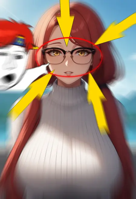 Ray-Ban Clubmaster Glasses (Concept) SDXL LoRA [Pony]