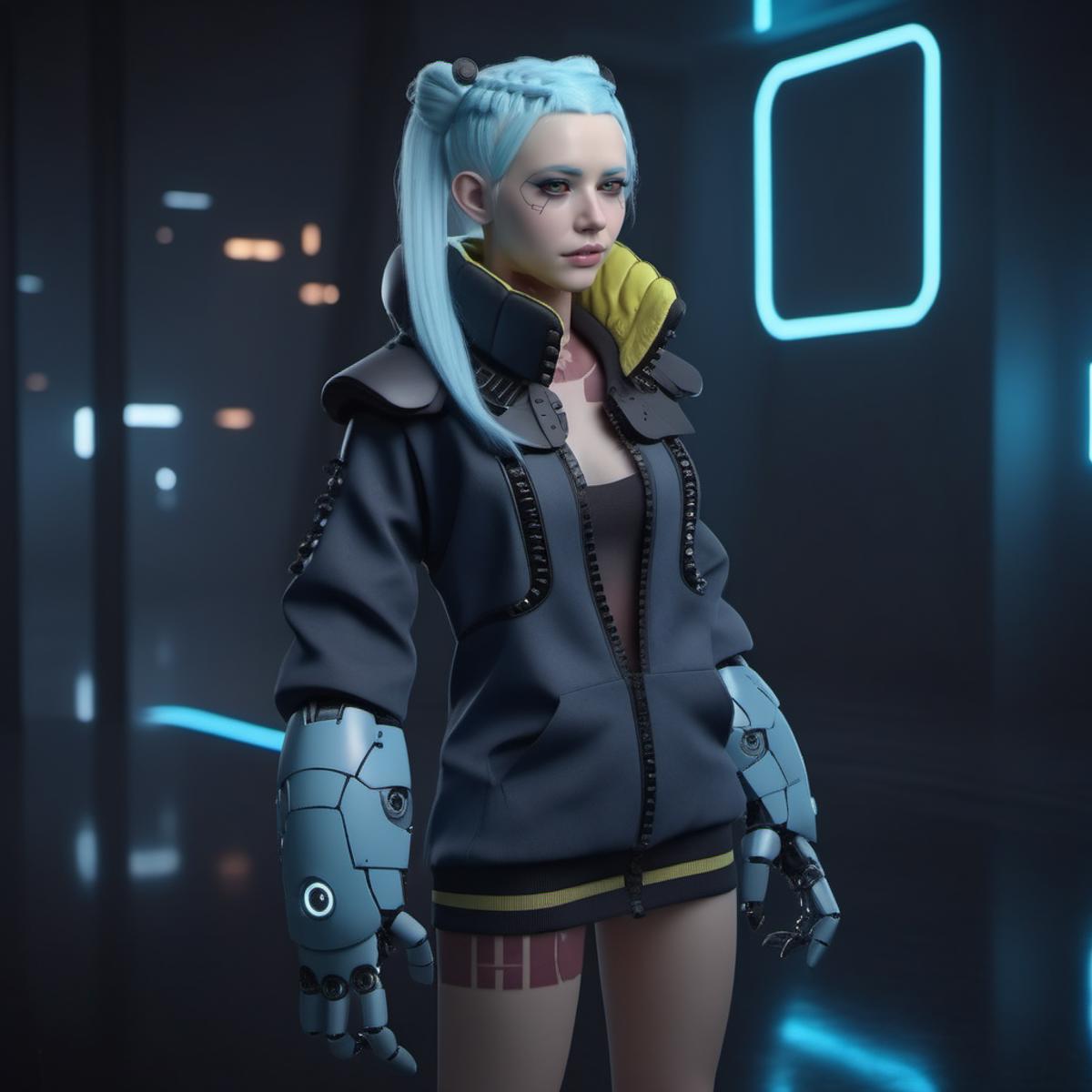 100th Lora - Rebecca - Cyberpunk: Edgerunners - SDXL image by PhotobAIt