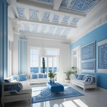 Greek style interior design Greek style  Greek design