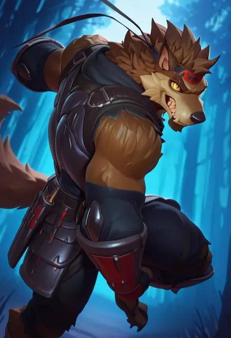 War Wolf Dire (Fortnite) / illustrous
