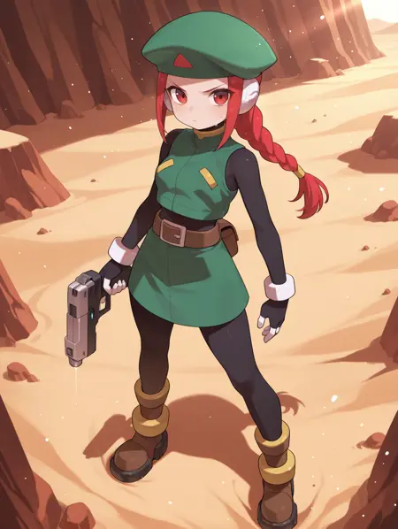 Megaman Zero - Female Resistance Soldier illusXL