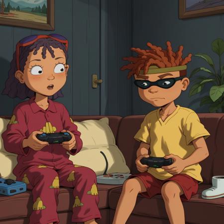 Otto and Reggie Rocket pony