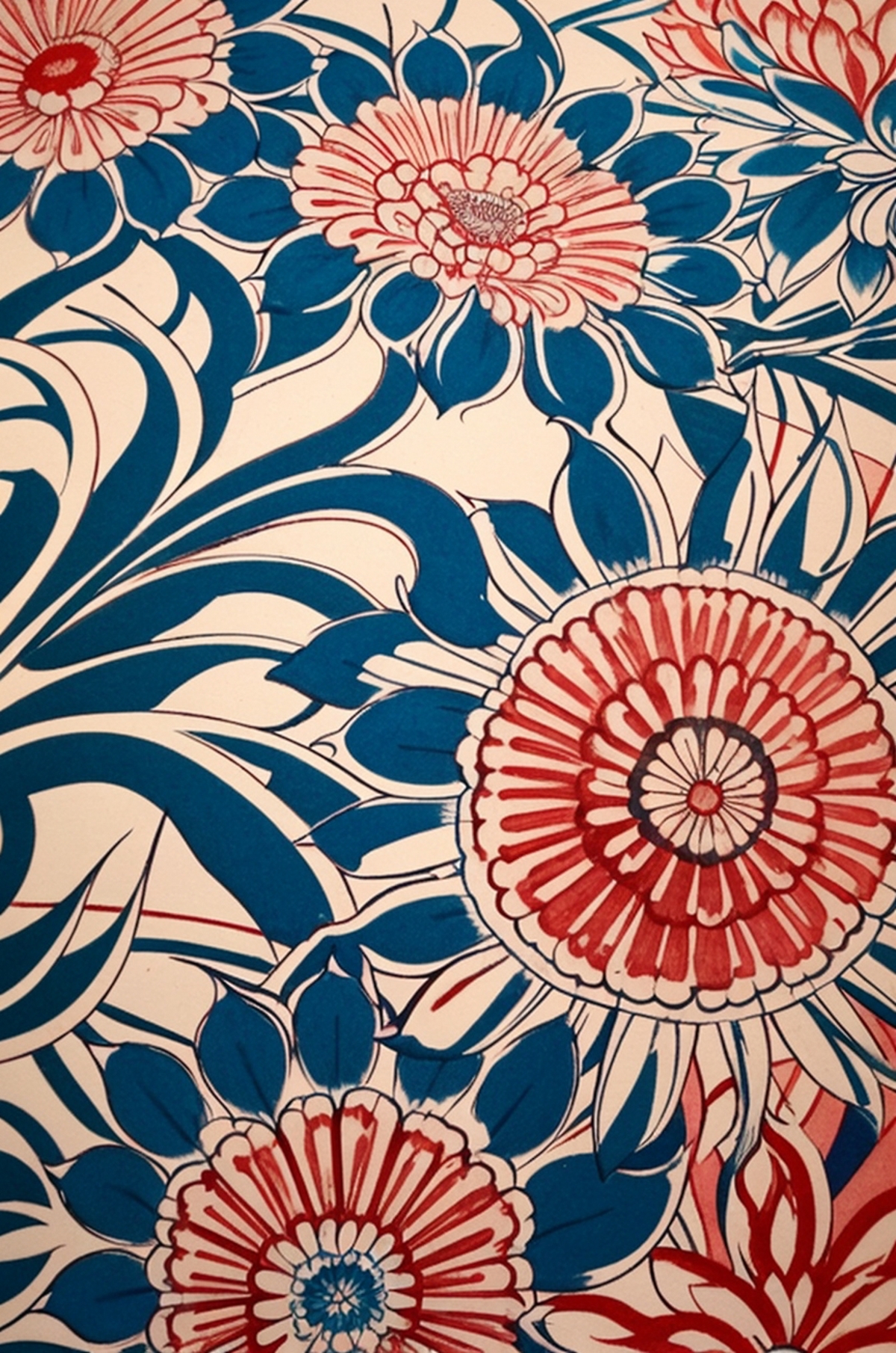Shin-Bijutsukai (Japanese textile patterns, 1902-1906) image by p_p