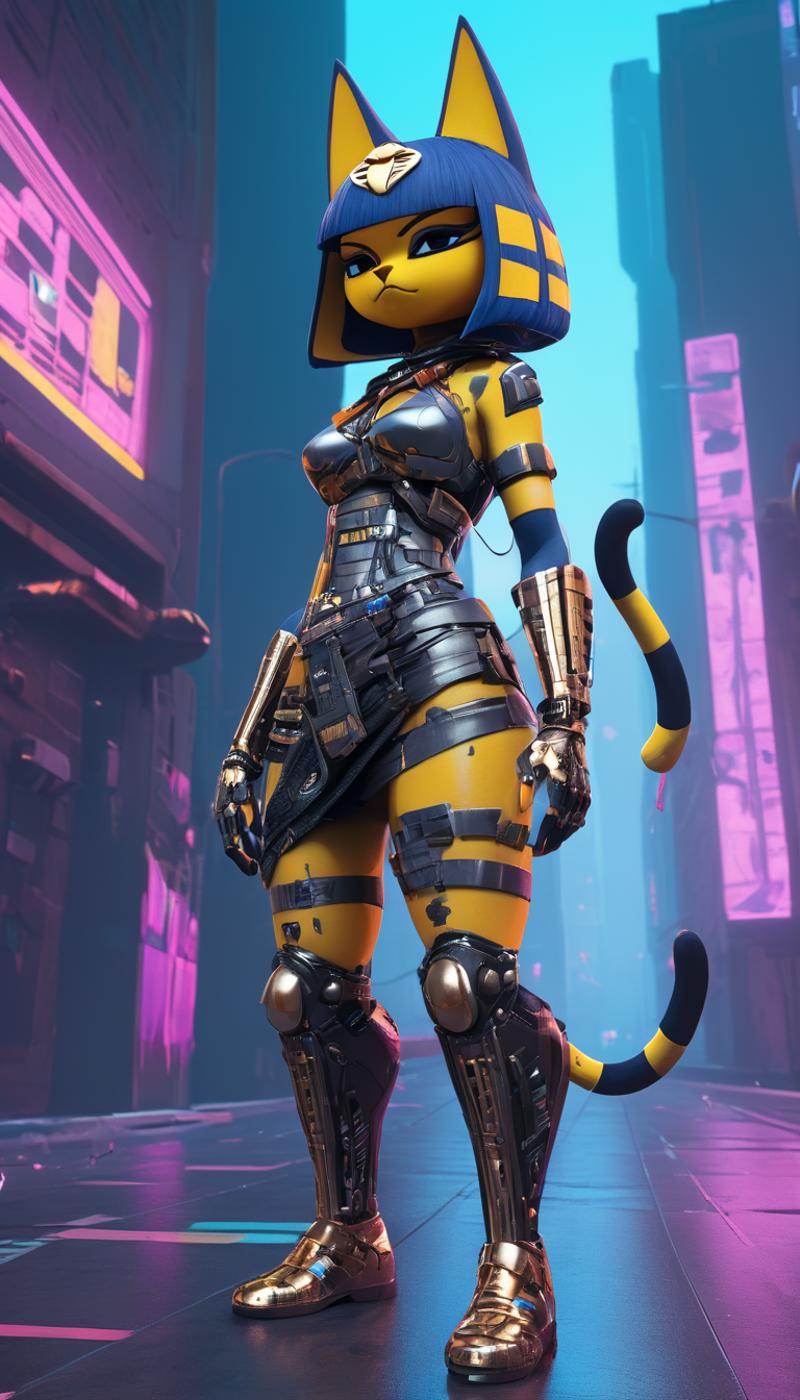 Ankha [Animal Crossing] LoRA XL image by Hevok