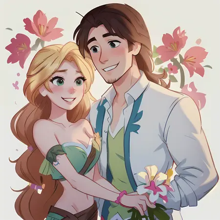 Rapunzel And Eugene from Disney Tangled The Series
