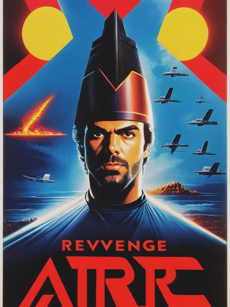 <lyco:MoviePoster:1.0> atari video game Yar's Revenge, 1980 movie poster