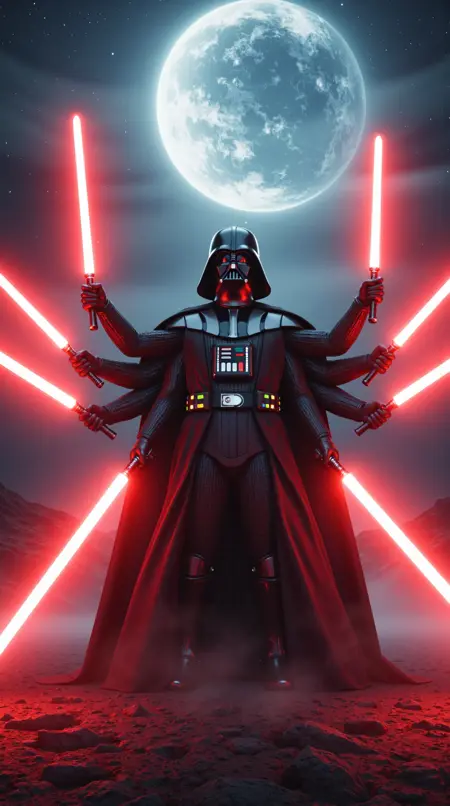 Many Many - Multiple Arms & Multiple Things concept