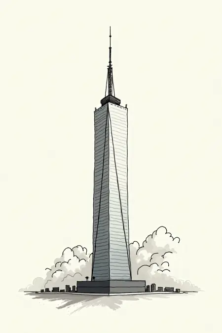 SD3.5 Loose Style Minimalist Line Illustrations