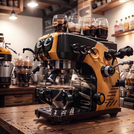 <lora:ConstructionyardAI:.91>, ConstructionyardAI coffee machine