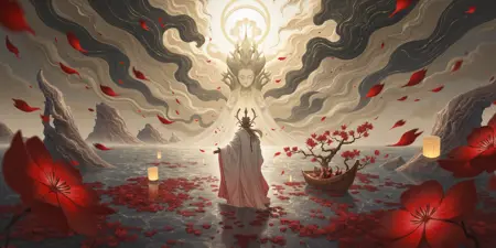 HEZI_F.1 Ancient-style concept illustration<HEZI_F.1古风概念插画>