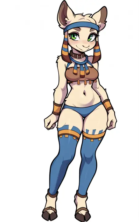 Trader Llama (Anthro) - Minecraft [PonyXL/Illustrious]