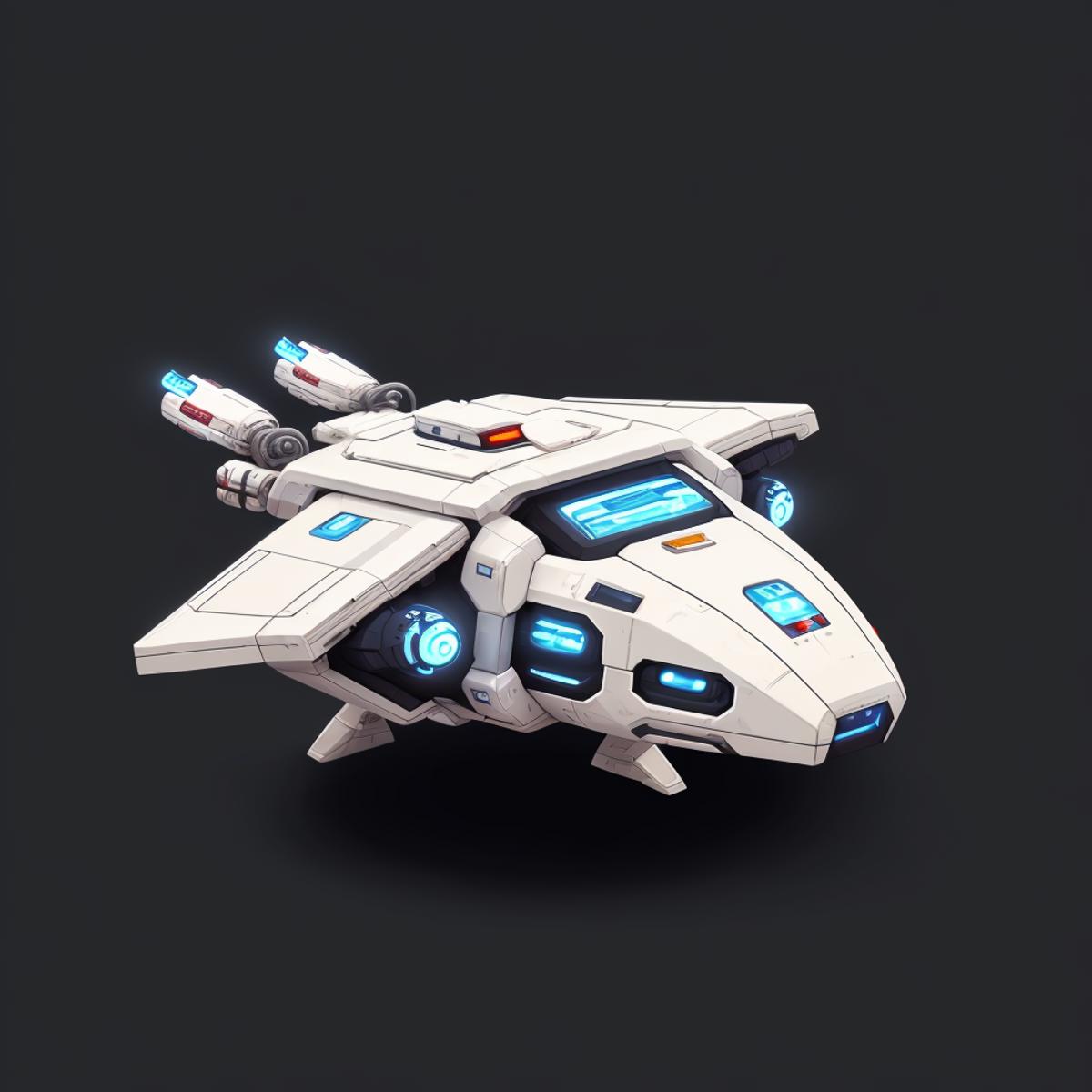 Cute Isometric Spaceships (SD 1.5) image by thriggle