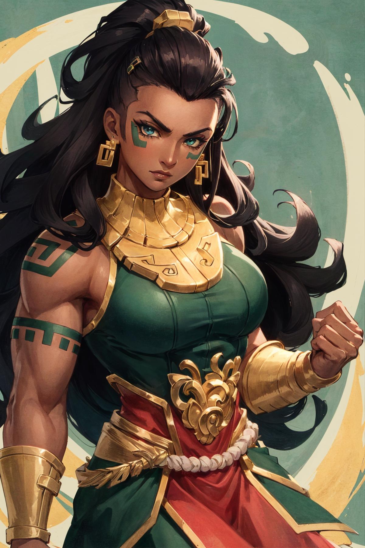 Illaoi  League of legends characters, League of legends,  art