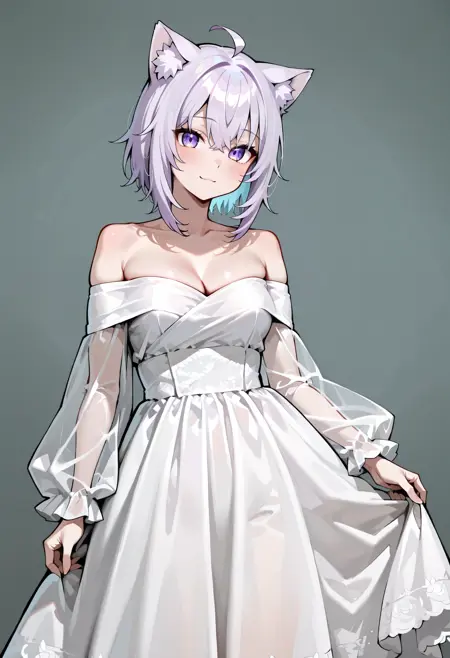 Lantern Sleeve Wedding Dress