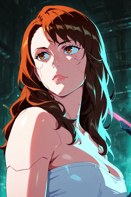 Melissa Rory – Cyberpunk 2077 (anime -semi realistic ) + Mantis blades