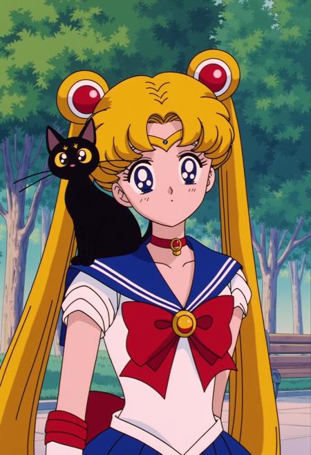 Sailor Moon-esque Retro Anime Style - Lora Flux Flux