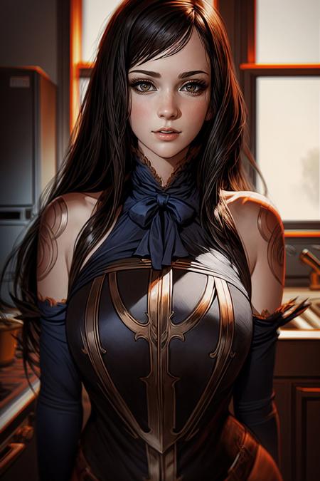 (best quality, masterpiece), realistic, (perfect detailed face), detailed bright eyes, good lit detailed skin, 1girl, curvy, kitchen, (dim:0.5), (low key:0.5), sexy posing, snha  <lora:epi_noiseoffset2:1>  <lora:more_details:0.5>   <lora:add_sharpness:1.5> <lora:rec:1.25> <lora:Castlevania_OoE_Shanoa:0.7>