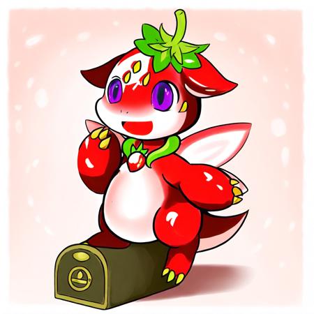 Strawberry Dragon (Puzzles and Dragons) V1