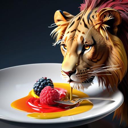 score_9, score_8_up, score_7_up, score_6_up, two teaspoons of love with tablespoon of hugs and stirred with a kiss, use the paint style of Wang Meng combined with Rembrandt:1.5, ''the lion hunting the Sringbok'' hyperdetailed, hyperrealistic, vivid colors, Ultra High Definition 64K, Detailed and Intricate, Digital Art, Realistic, Cinematic, Studio Lighting, Beautiful Lighting