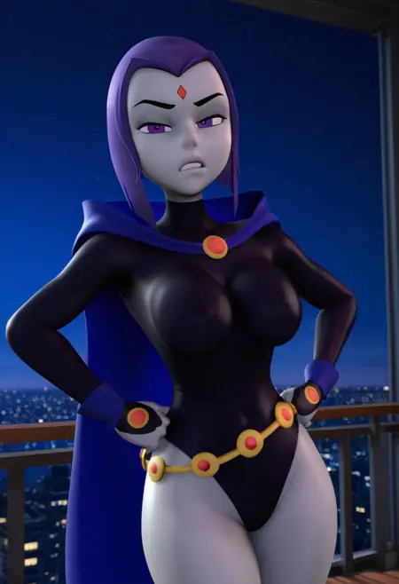 Raven 3D (by Skuddbutt) [Illustrious]