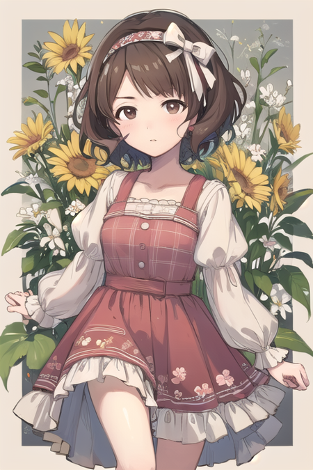 hasumi nagatomi, short hair, brown hair, brown eyes