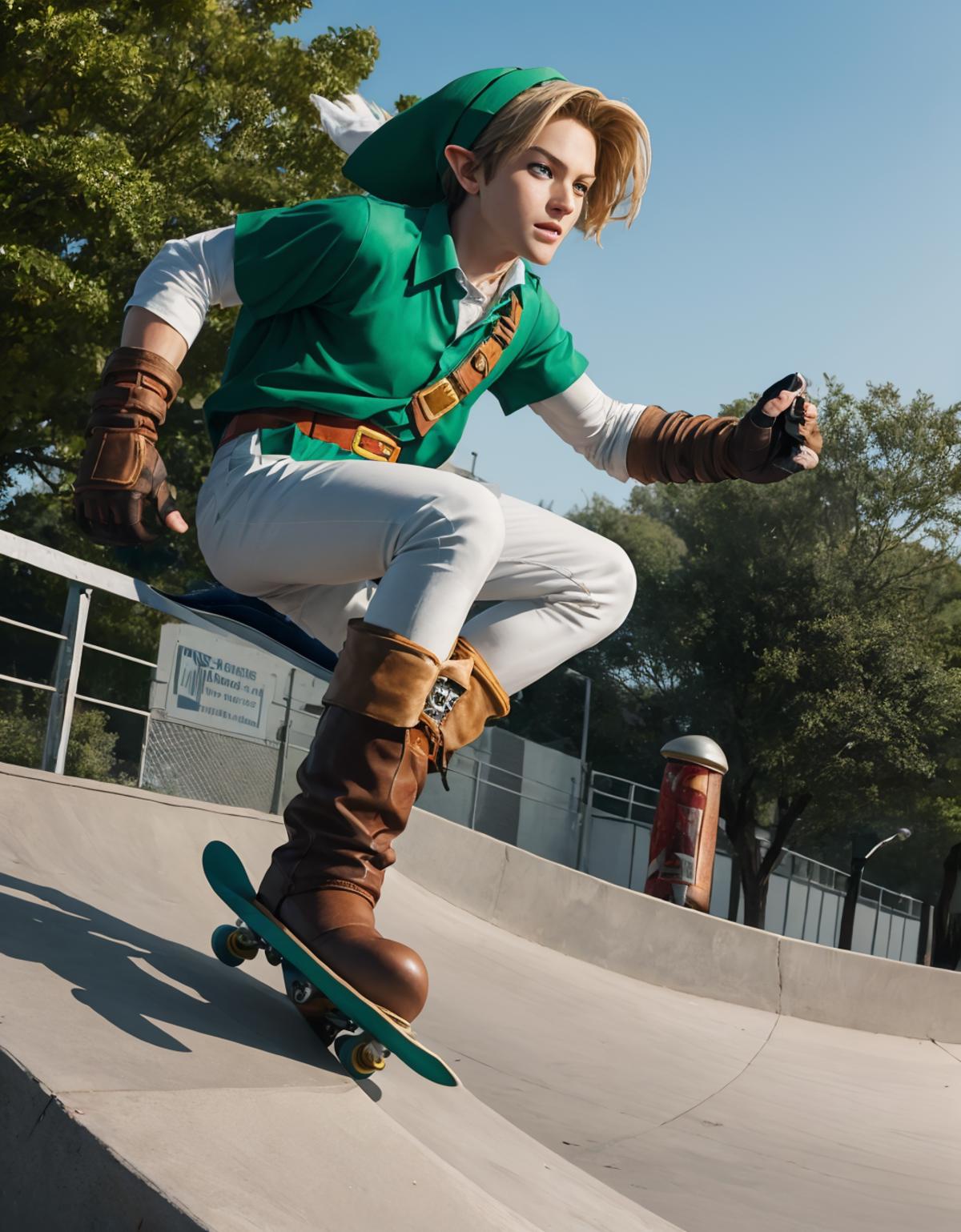 Link (The Legend of Zelda: Ocarina of Time) LoRA image by RoaringMuffins