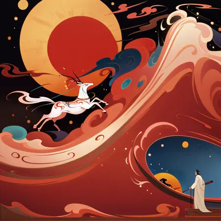 Chinese style illustration design (advanced)