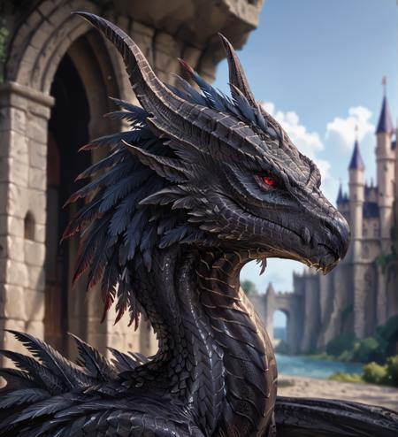 Dragon Portrait LoRA v1