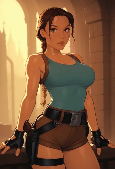 Lara Croft (Tomb Raider by OptionalTypo), LoRA, IllustriousXL