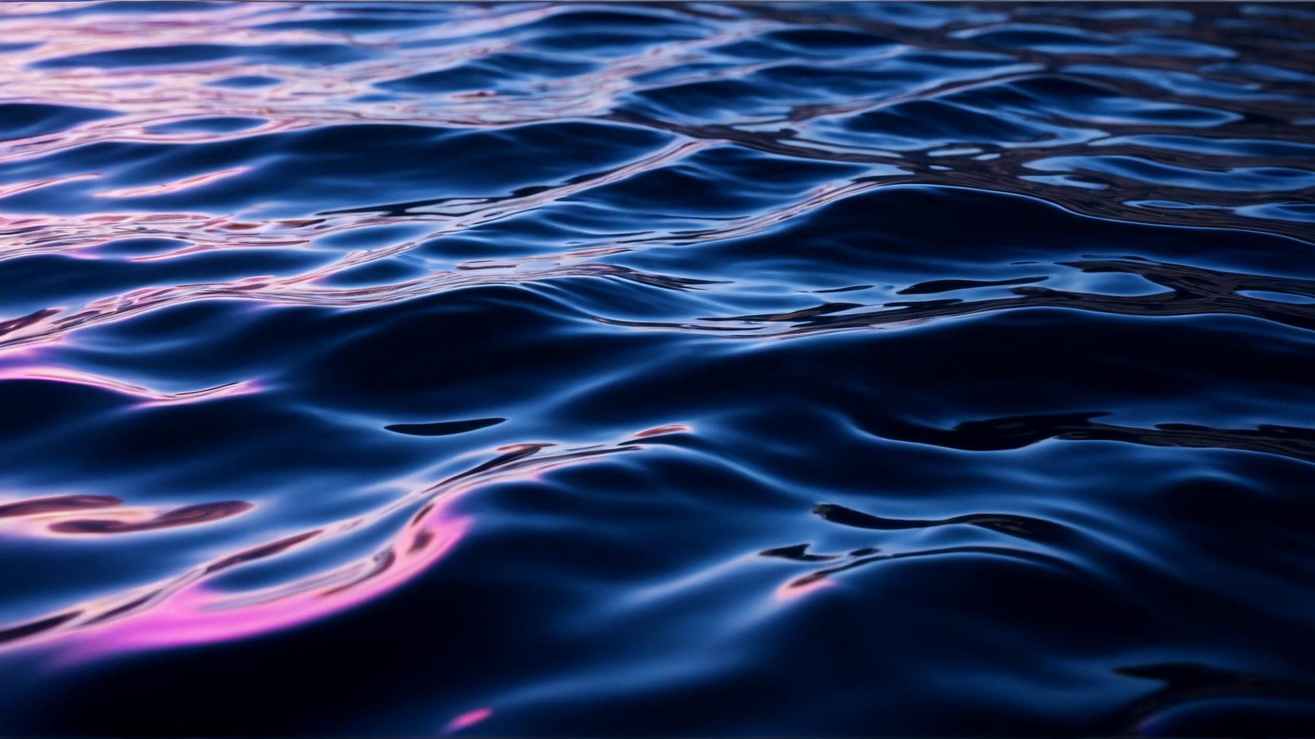 A wave of glowing liquid, rippling softly in the light. The liquid glows with vibrant blues and purples, casting soft reflections onto a dark, reflective surface. The background is a deep void, adding depth and contrast., Photorealistic, Hyperrealistic, Hyperdetailed, analog style, soft lighting, subsurface scattering, realistic, heavy shadow, masterpiece, best quality, ultra realistic, 8k, golden ratio, Intricate, High Detail, film photography, soft focus