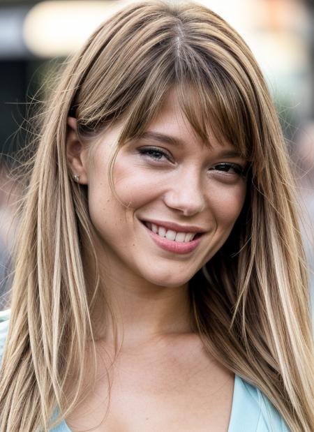 High detail RAW color Photo of gorgeous sks woman,  smile, fit, toned, sexy look,  high detail hair, (skin pores, skin imperfections), sharp body, highly detailed body, highly detailed face, sharp focus, 8k high definition, insanely detailed, intricate, masterpiece, highest quality, <lora:locon_leaseydoux_v1_from_v1_64_32:1>