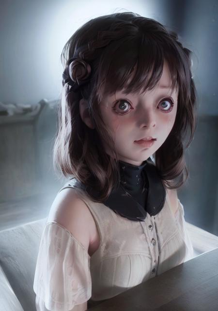 anime girl, detailed, realistic, beautiful, 4k,8k,  <lora:creepy:1>