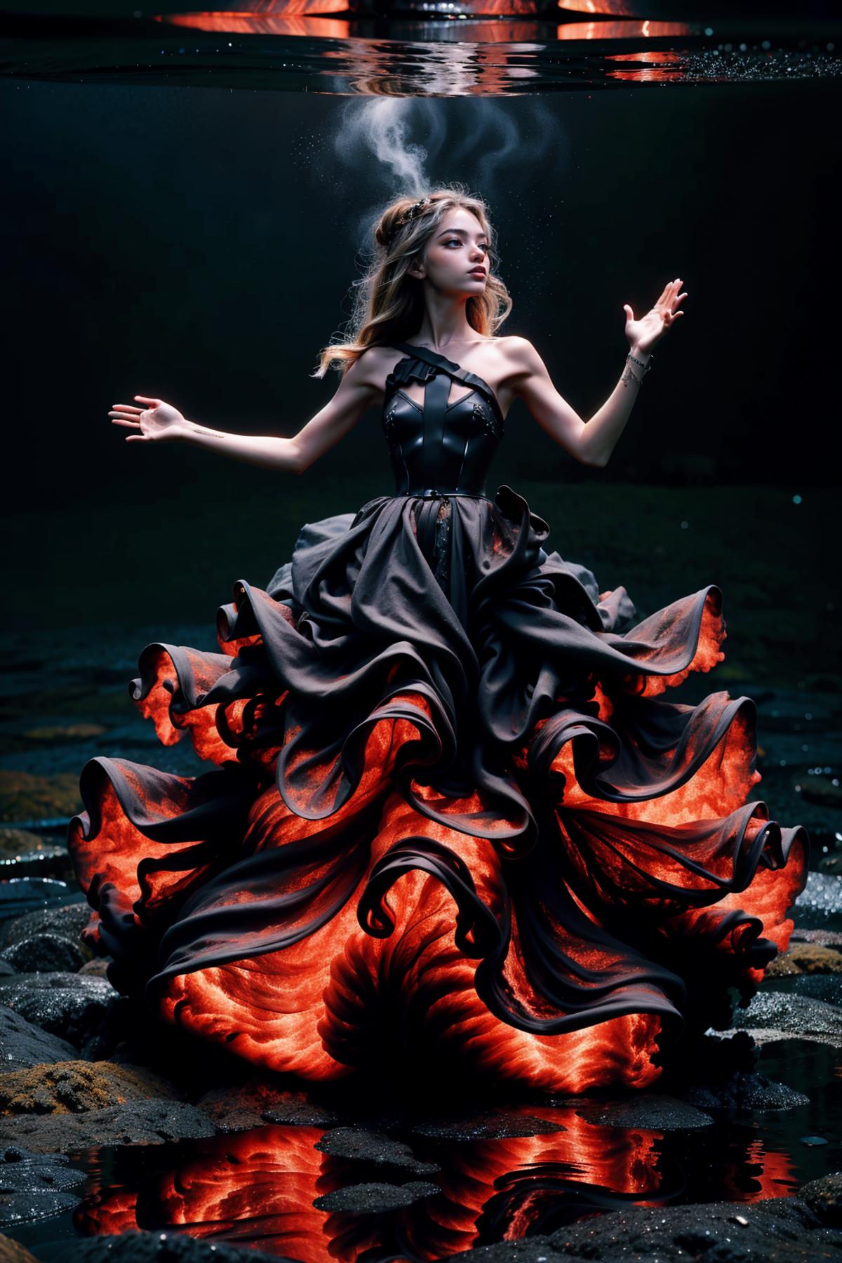 Lava Gown image by MadJoker