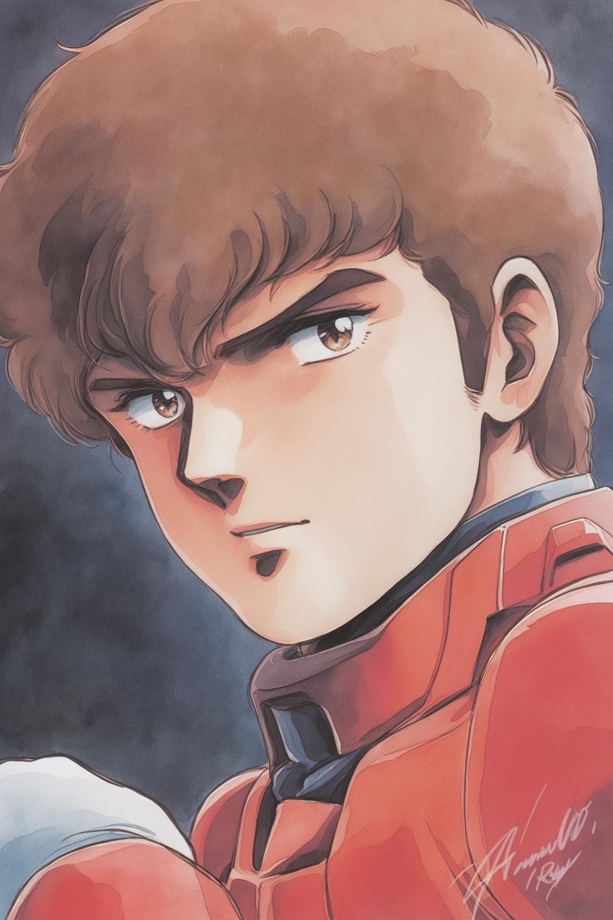 Vintage]1980s Anime Magazine Mobile Suit Z Gundam Pin-Up