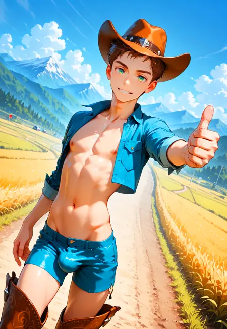 Twink Boy - Flat Stomach - Skinny
