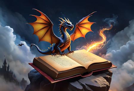 A realistic image of a fantastical landing page designed like an ancient, enchanted spellbook. Its weathered leather cover and yellowed pages whisper of forgotten secrets. A special font, resembling an ancient sorcerer's script, imbues the text with an air of authenticity.
Spectacular vector illustrations showcase a breathtaking landscape: a colossal dragon soars through a vibrant sky, flames erupting from its maw. Below, majestic castles cling to treacherous cliffs, and cloaked witches streak across the clouds on broomsticks.
Micro-interactive animations bring the page to life. Flickering embers dance around the dragon's fiery breath, and the wings of the witches flutter ever so slightly. A mystical soundtrack, blending classical music with enchanting whispers and dragon roars, creates a truly magical and mysterious atmosphere.
The title, emblazoned in a powerful, arcane script, beckons adventurers: "Welcome to the Realm of Enchantment: Unleash the Magic Within." The content is written in a rich and imaginative language, using fantastical terms to describe the wonders that await.