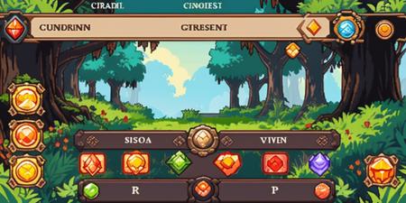 HEZI flat panel pixel game ui<HEZI_横板像素游戏ui> v1.0