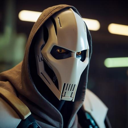 cinematic film still of  <lora:General Grievous:1>
General Grievous a Cyborg in a hooded jacket and a hoodie in star wars universe, shallow depth of field, vignette, highly detailed, high budget, bokeh, cinemascope, moody, epic, gorgeous, film grain, grainy