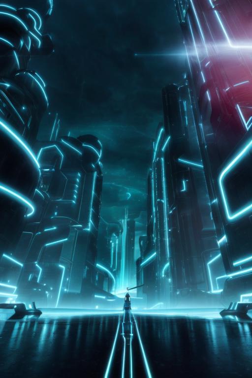 Tron Legacy Diffusion image by sparkinspace