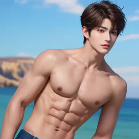 handsome face