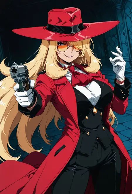 Cynthia Van Hellsing: Ultimate Platinum Alucard (Pokemon) [Illustrious]