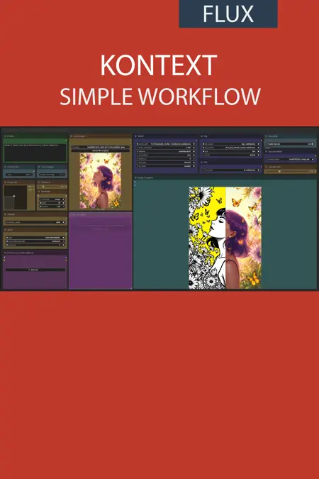 KONTEXT IMG to IMG  simple workflow FLUX | GGUF | NUNCHAKU | CIVITAI Metadata