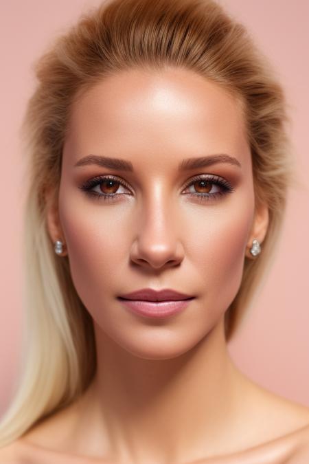 a photo of (((medidum body))) balcicekilter01 , brown eyes, blonde, pink skin, 1girl, solo, waist, hip, collar wearing, Photorealistic, Hyperrealistic, Hyperdetailed, analog style, detailed skin, (Foundation - Lighter Shade, Concealer - Lighter Shade, Highlighter, Brightening Primer, Illuminating Powder, Color Corrector - Peach or Pink Tones, Light-Reflecting Setting Spray), Alexander McQueen-inspired winter look for women, soft lighting, subsurface scattering, realistic, heavy shadow, masterpiece, best quality, ultra realistic, 8k, golden ratio, Intricate, High Detail, film photography, soft focus, RAW candid cinema, 16mm, color graded portra 400 film, remarkable color, ultra realistic, textured skin, remarkable detailed pupils, realistic dull skin noise, visible skin detail, skin fuzz, dry skin, shot with cinematic camera , detailed skin texture, (blush:0.5), (goosebumps:0.5), subsurface scattering, scandal,<lora:BacicekIlter01-000006:1>, from side, detailed skin texture, (blush:0.5), (goosebumps:0.5), subsurface scattering, Photorealistic, Hyperrealistic, Hyperdetailed, analog style, detailed skin, matte skin, soft lighting, subsurface scattering, realistic, heavy shadow, masterpiece, best quality, ultra realistic, 8k, golden ratio, Intricate, High Detail, film photography, soft focus, RAW candid cinema, 16mm, color graded portra 400 film, remarkable color, ultra realistic, textured skin, remarkable detailed pupils, realistic dull skin noise, visible skin detail, skin fuzz, dry skin, shot with cinematic camera