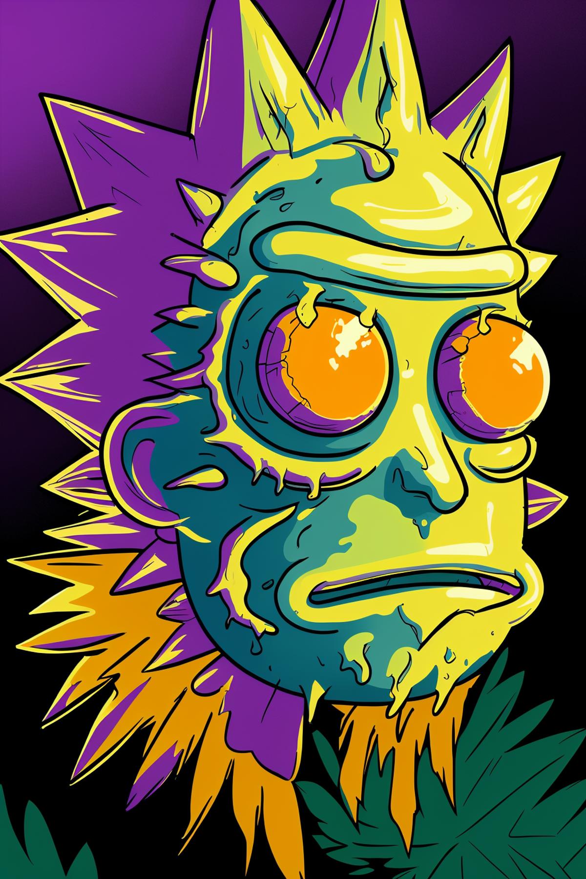 Trippy Rick image by Ciro_Negrogni