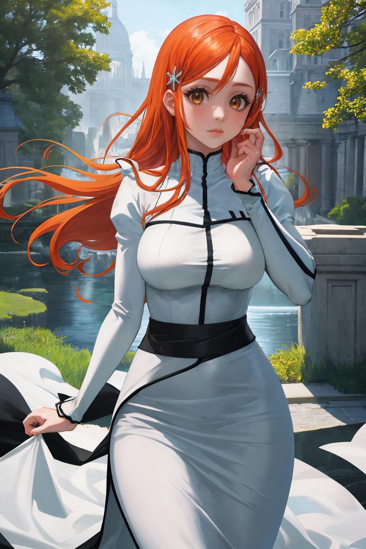 Inoue Orihime/井上 織姫 (Bleach) LoRA | 6 Outfits - inoueorihime-bleach-v1 |  Stable Diffusion LoRA | Civitai