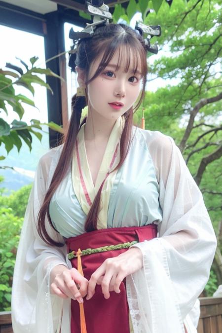 best quality, masterpiece, illustration, extremely detailed, CG, unity, 8k wallpaper, amazing, finely detail, official art, extremely detailed CG unity 8k wallpaper, huge filesize, ultra-detailed, highres, extremely detailed eyes and face, beautiful detailed eyes and face, light on face, 1girl, full body, full-body shot, (hanfu:1.5), ru_qun, ((breasts_on_glass:0.5)), nsfw, beautiful detailed girl, <lora:snexxxxxxx:1>, <lora:elegantHanfuRuqun_v10:0.5>